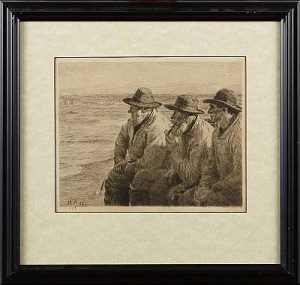 Tre Fiskare by Michael ANCHER