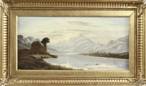 Landskap by Charles LESLIE