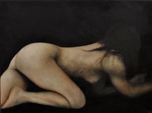 Kvindestudie. Fra Serien In The Nude by Rikke DYRUP - auction artwork with signature