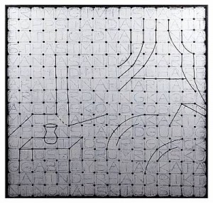 Komposition by Britt Mari MALMBORG - auction artwork with signature