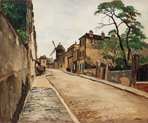 Le Moulin De La Galette by Marcel François LEPRIN