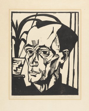 Bildnis E.h. by Erich HECKEL