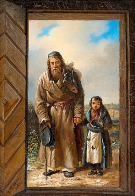 Beggars by Vasili Fedorovich TIMM