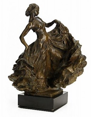 Serpentindanserska by Carl MILLES