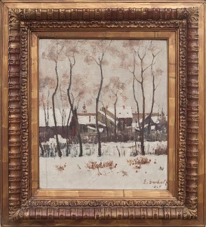 Stadsmiljö I Vinterskrud by Jozsef Eolvedi GACHAL