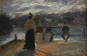 Vid Bryggan by Georg PAULI