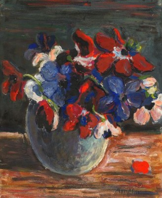 Blomsterstilleben by Albin AMELIN