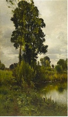 Sommarlandskap by Ernest PARTON - auction artwork with signature