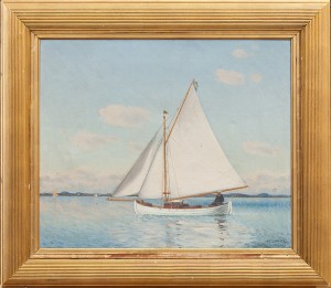 Segelbåt by Hjalmar LINDE