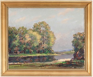 Grönskande Landskap by Egon CHABERT - auction artwork with signature