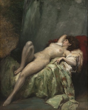 Nude Woman In Repose by Geza KENDE