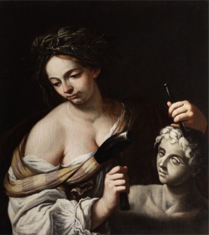 Allegorie Der Bildhauerei by Carlo CORNARA - auction artwork with signature