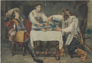 At The Inn by Alexandre-Louis LELOIR