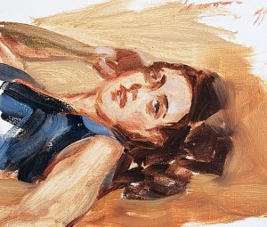 A Model Resting I by Ilkka LAMMI