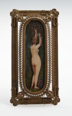 Nude Picking Apples by Gabriel Aristide PASSOT