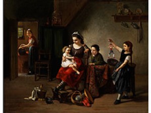 Genreszene by Jan VARENBERGH - auction artwork with signature