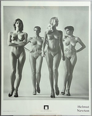 Utställningsaffisch. Museo Dárte Contemporanea. by Helmut NEWTON