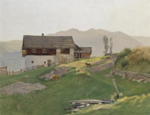 Mountain Farm In Lungau by Hans FRANK
