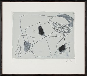 Komposition I Svart Och Grått by Georges FERRATO - auction artwork with signature