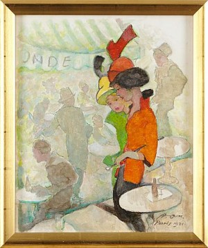 Aperitiftimme På Boulevard Montparnasse by Arvid OLSON
