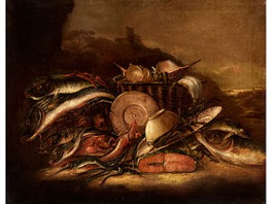 Grosses Fischstilleben by Giuseppe RECCO