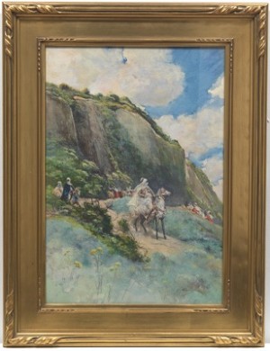 Scene Oriental by Georges Jules Victor CLAIRIN