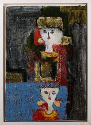 Figurkomposition by Nyoman SUJANA - auction artwork with signature