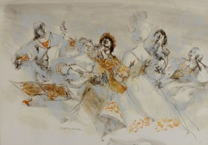 Musiciennes by Lucien Joseph FONTANAROSA - auction artwork with signature