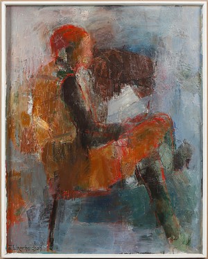 Kvinna by Ebbe EBERHARDSON - auction artwork with signature