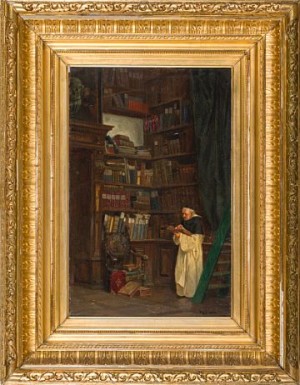 Lesende Munk by Vincent Stoltenberg LERCHE
