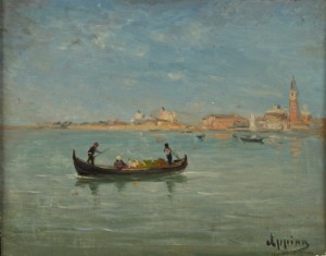 Gondole à Venise by Adolphe APPIAN