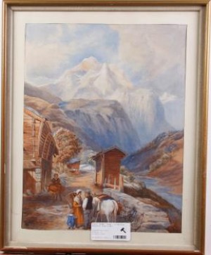 Alpidyll by Josef HÖGER - auction artwork with signature