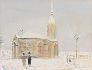 Chapelle De Buisante, Rhône by Maurice UTRILLO