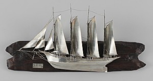 Slättoppad Skonare 1800-talet by Urban STRÖM - auction artwork with signature