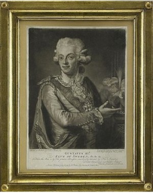 Porträtt I Midjelängd Av Gustav Iii by Carl Fredrik Von BREDA