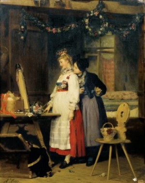 La Fiancée Alsacienne by Adolphe WEISZ