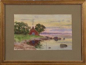 Kustvy by Hjalmar FALK