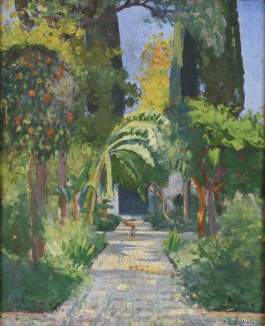 Palais De La Bahia à Marakech by Paul Elie DUBOIS - auction artwork with signature