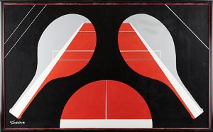 Komposition by Pierre ‘Zappo’ TSAPPOS - auction artwork with signature