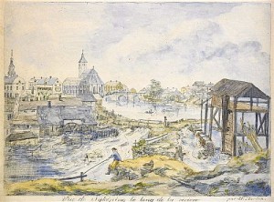 Vy över Nyköping by Johan Fredrik MARTIN