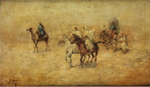 Karawane In Der Arabischen Wüste by Henri Jean PONTOY