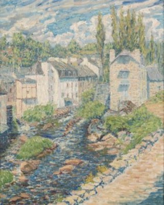 Flodlandskap by Dick BEER