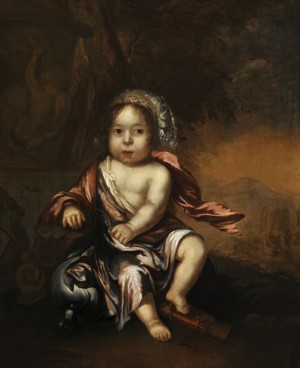 Entwurf Zu Einem Grossen Repräsentationsbildnis: Prinz Von Oranien Als Amor by Nicolaes MAES
