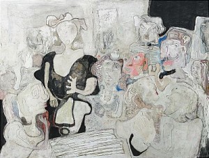 Party by Kaj SIESJÖ - auction artwork with signature
