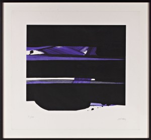 Composition by Pierre SOULAGES - auction artwork with signature