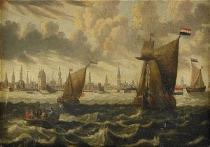 Utsikt över Köpenhamn, Tillskriven by Willem Van DIEST