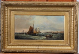 Marint Motiv by Hubert Anslow THORNLEY - auction artwork with signature