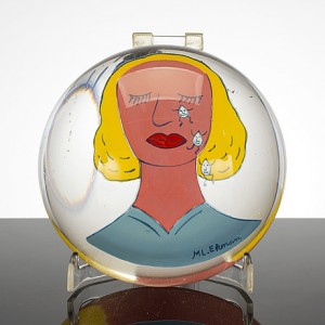 Brevpress I Glas by Marie-Louise EKMAN