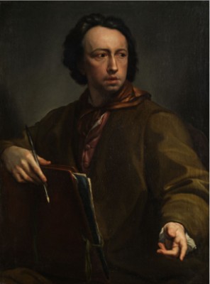 Selbstportrait by Anton Rafael MENGS
