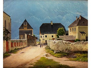 Bei Der Kirche In Taufers by Josef LANGL